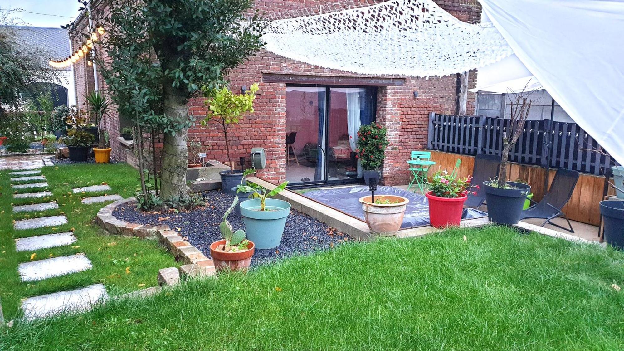 Gary Suite - Studio Cosy, Spa Et Jardin Privatif A 4 Min De Cambrai Awoingt Eksteriør billede