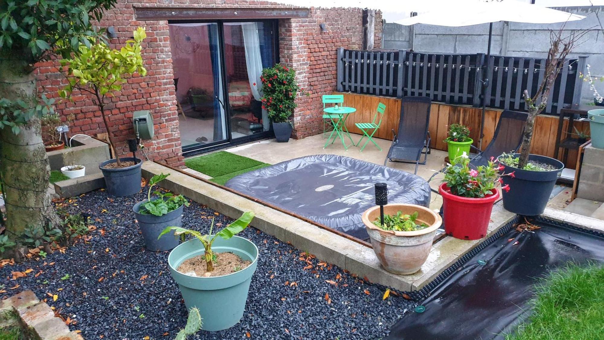 Gary Suite - Studio Cosy, Spa Et Jardin Privatif A 4 Min De Cambrai Awoingt Eksteriør billede