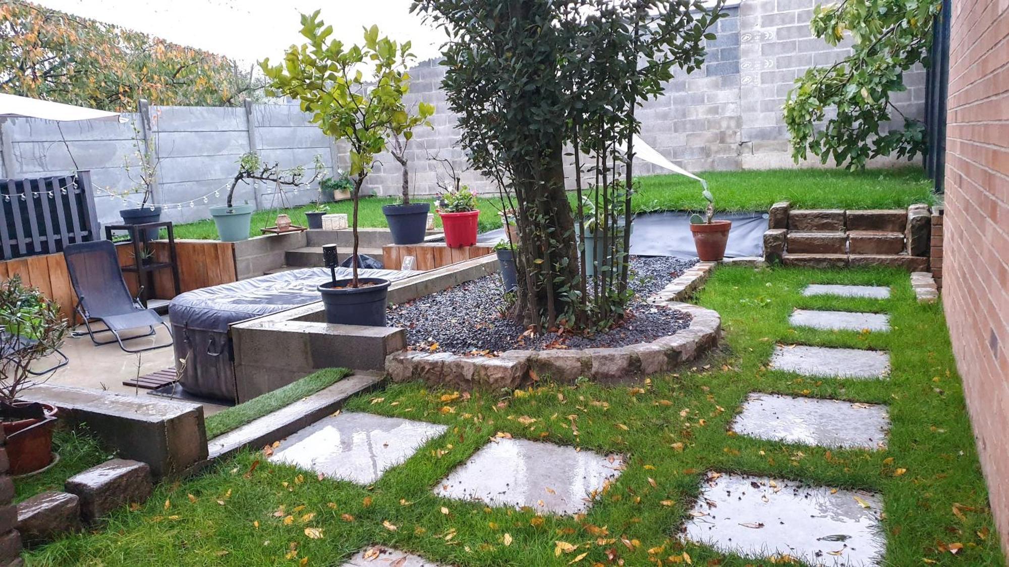 Gary Suite - Studio Cosy, Spa Et Jardin Privatif A 4 Min De Cambrai Awoingt Eksteriør billede