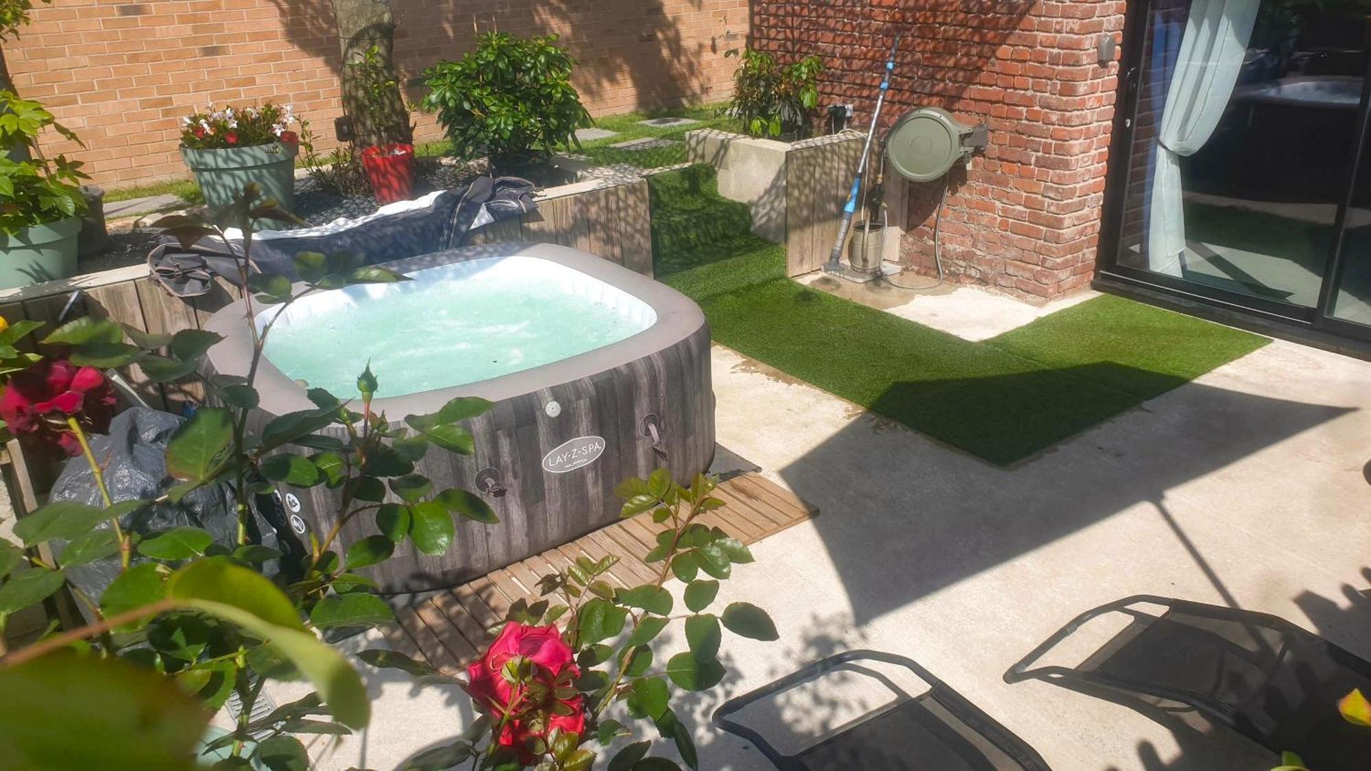 Gary Suite - Studio Cosy, Spa Et Jardin Privatif A 4 Min De Cambrai Awoingt Eksteriør billede