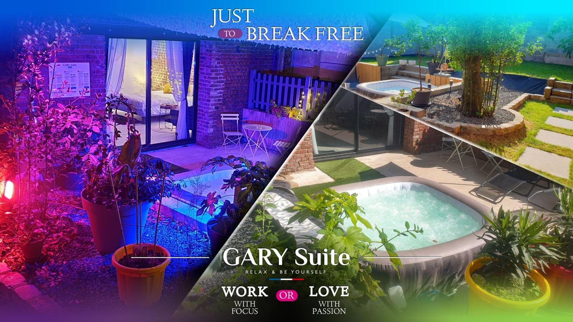 Gary Suite - Studio Cosy, Spa Et Jardin Privatif A 4 Min De Cambrai Awoingt Eksteriør billede